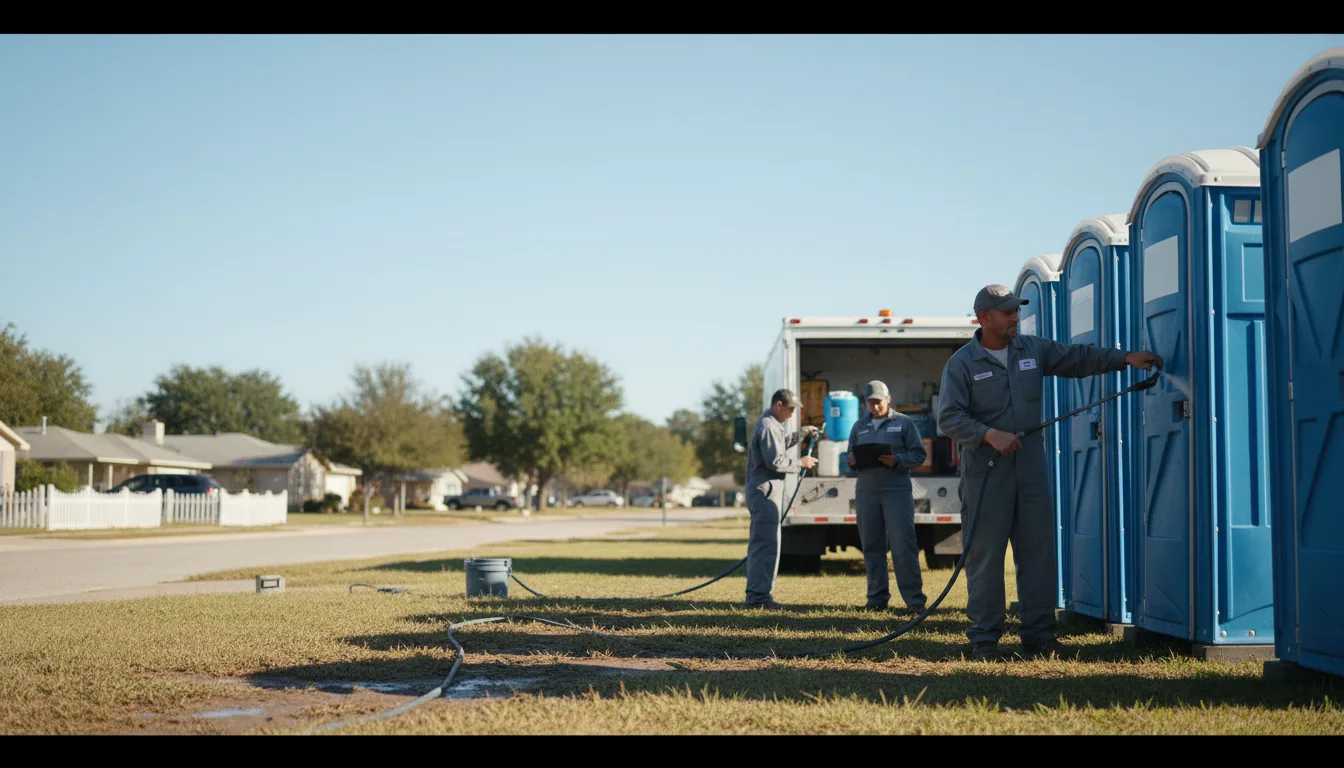 Long-Term Portable Toilet Rental in Grand River, OH near me